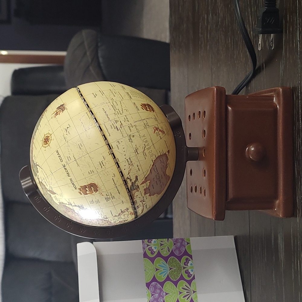 Scentsy Around the World Globe Wax Warmer Element - Retired